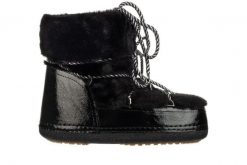Śniegowce Bayla-194 Moonia Black 194009, Czarny, Futro sztuczne - 37. Czarne śniegowce damskie Bayla, z futra. W wyprzedaży za 179.10 zł.