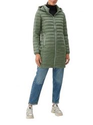 S.Oliver Płaszcz pikowany w kolorze zielonym rozmiar: 44. Zielone płaszcze damskie S.Oliver, s, bez wzorów, bez kaptura. Za 250.95 zł.