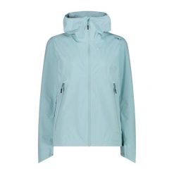 Kurtka damska narciarska CMP 34Z6516. Niebieskie kurtki damskie CMP, l, bez wzorów, bez kaptura. W wyprzedaży za 367.50 zł.