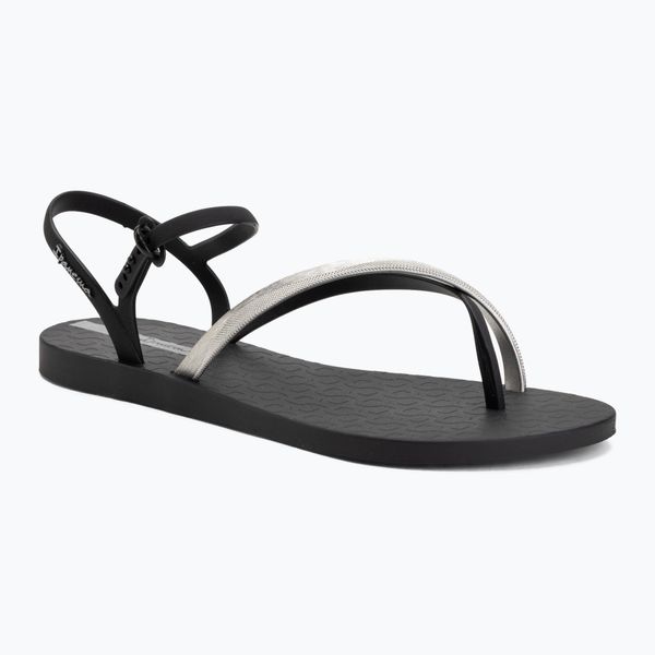 Sandały damskie Ipanema Elegant. Czarne sandały damskie Ipanema, bez wzorów, z materiału, bez obcasa, bez zapięcia. Za 119.99 zł.