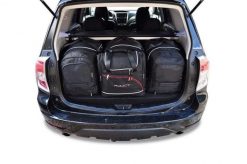 Torby Do Bagażnika Subaru Forester 2008-2013 4Szt Kjust. Czarne torby podróżne KJUST, bez wzorów, z kauczuku. Za 1,233.00 zł.