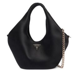 Torebka Guess. Czarne torebki wieczorowe damskie Guess, z aplikacjami, bez dodatków. Za 414.99 zł.