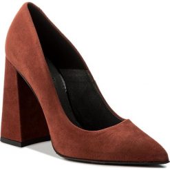 Półbuty SIMPLE - Ingrid DCH658-AG5-4900-0100-0 18. Czerwone czółenka damskie Simple, ze skóry. W wyprzedaży za 249.00 zł.