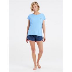 Koszulka damska Protest PRTMERU surf t-shirt. Niebieskie koszulki sportowe damskie Protest, s, bez wzorów, bez ramiączek. W wyprzedaży za 142.49 zł.