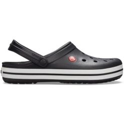 Japonki Crocs Crocband, Dla obu płci. Czerwone klapki damskie Crocs, bez wzorów, z materiału, bez obcasa, bez zapięcia. Za 390.00 zł.