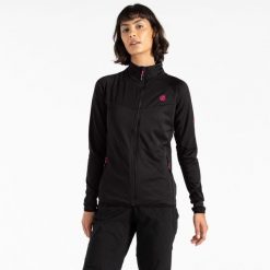 Ascending Core damska bluza. Czarne bluzy damskie Dare 2b, na zimę, bez wzorów, bez kaptura. W wyprzedaży za 151.15 zł.