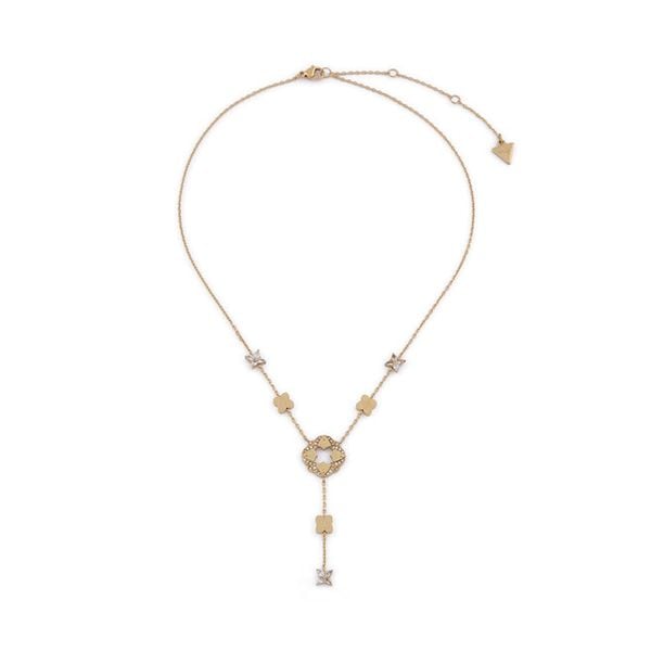 Naszyjnik Guess. Żółte naszyjniki damskie Guess, złote. Za 309.99 zł.