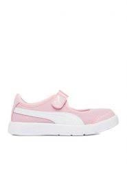 Puma Baleriny C-Courtflex V3 Lina V PS 40057802 Różowy. Czerwone baleriny dziewczęce Puma, bez wzorów, z materiału, bez obcasa, bez zapięcia. Za 169.99 zł.