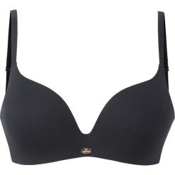 Gossard - Biustonosz Supersmooth Non-Wired. Czarne biustonosze Gossard, z haftami, z elastanu. W wyprzedaży za 179.90 zł.