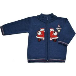 EKO Sweter Chłopięcy Z Autem 92 Niebieski. Niebieskie swetry chłopięce EKO, z bawełny. Za 93.00 zł.