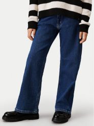 Calvin Klein Jeans Jeansy Authentic IG0IG02603 Niebieski Bootcut Fit. Niebieskie jeansy dziewczęce Calvin Klein Jeans, bez wzorów, z bawełny. Za 209.99 zł.