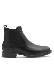 Lasocki Botki DERBY ARC-DERBY-03 Czarny. Czarne botki damskie Lasocki, z syntetyku, bez obcasa, na płaskiej podeszwie, bez zapięcia. Za 199.99 zł.