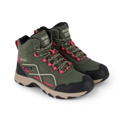 Damskie buty trekkingowe Regatta Vendeavour. Zielone obuwie trekkingowe damskie Regatta, bez zapięcia. Za 289.35 zł.