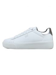 GAP Sneakersy "Cary" w kolorze srebrno-białym rozmiar: 38. Białe obuwie sportowe damskie GAP, bez zapięcia. Za 123.25 zł.