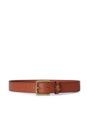 LAUREN RALPH LAUREN Pasek 412968765012 Brązowy. Brązowe paski damskie Lauren Ralph Lauren, bez wzorów, ze skóry. Za 469.99 zł.