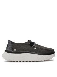 Hey Dude Półbuty Wendy Peak Chambray 40255-001 Szary. Szare półbuty damskie Hey dude, bez wzorów, z materiału, bez obcasa, na płaskiej podeszwie, bez zapięcia. Za 239.99 zł.