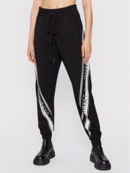 TWINSET Spodnie dresowe 212TT2383 Czarny Regular Fit. Czarne spodnie dresowe damskie Twinset, m, bez wzorów, z dresówki. Za 869.99 zł.