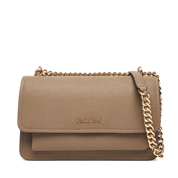 Torebka MICHAEL Michael Kors. Brązowe torebki wieczorowe damskie MICHAEL Michael Kors, bez wzorów, bez dodatków. Za 679.99 zł.