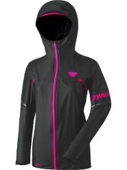 DYNAFIT Kurtka funkcyjna "ULTRA 3L" w kolorze czarno-różowym rozmiar: S. Czarne kurtki sportowe damskie Dynafit, l, bez wzorów, bez kaptura. Za 592.99 zł.