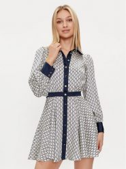 Marciano Guess Sukienka koszulowa Poly 4GGK13 9859Z Granatowy Regular Fit. Niebieskie sukienki damskie Marciano Guess, z aplikacjami, z syntetyku, bez ramiączek. Za 479.99 zł.