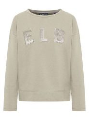 ELBSAND Bluza "Aleah" w kolorze oliwkowym rozmiar: M. Zielone bluzy damskie ELBSAND, m, bez wzorów, z bawełny, bez kaptura. Za 130.99 zł.