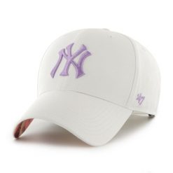 Czapka z daszkiem 47 Brand MLB NY New York Yankees Glow B-DGLMU17GWP-WH. Białe czapki z daszkiem damskie 47 Brand, bez wzorów. Za 159.00 zł.
