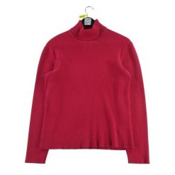 Second life - Damski czerwony sweter z golfem - Stan dobry. Czerwone golfy damskie Ralph Lauren, bez wzorów, bez ramiączek. Za 97.25 zł.