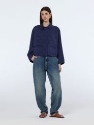 Scotch & Soda Kurtka koszulowa w kolorze granatowym rozmiar: 36. Niebieskie kurtki damskie Scotch & Soda, bez wzorów, bez kaptura. Za 196.70 zł.