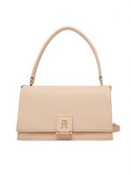 Tommy Hilfiger Torebka Th Monogram Pebble Grain Crossbody Bag AW0AW17216 Różowy. Czerwone torebki klasyczne damskie Tommy Hilfiger, ze skóry, bez dodatków. Za 649.99 zł.