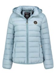 Geographical Norway Kurtka pikowana "Atikamap" w kolorze błękitnym rozmiar: XXL. Niebieskie kurtki damskie Geographical Norway, xxl, bez wzorów, bez kaptura. Za 184.89 zł.
