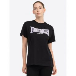 Koszulka Lonsdale Ousdale. Czarne koszulki damskie Lonsdale, bez wzorów, bez kołnierzyka, bez ramiączek. Za 152.50 zł.