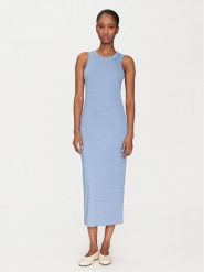 Marella Sukienka codzienna Torso 2515621011 Niebieski Regular Fit. Niebieskie sukienki damskie Marella, bez wzorów, z wiskozy, bez ramiączek. Za 759.99 zł.