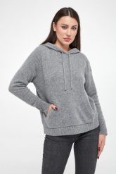 Sweter damski z kapturem Scenico WEEKEND MAX MARA. Swetry klasyczne damskie Weekend Max Mara, m, bez kołnierzyka. W wyprzedaży za 961.35 zł.