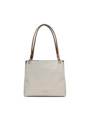 MICHAEL Michael Kors Torebka Kensington 30F3G8KT7B Écru. Torebki klasyczne damskie MICHAEL Michael Kors, ze skóry, bez dodatków. Za 1,329.00 zł.