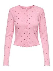 ONLY Kardigan w kolorze jasnoróżowym rozmiar: L. Różowe kardigany damskie Only, l, bez wzorów. Za 69.99 zł.