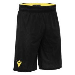 Dwustronne Szorty Macron Denver Hero. Czarne spodenki sportowe damskie Macron, xl, bez wzorów, z materiału, na fitness i siłownię. Za 155.00 zł.