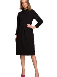 Stylove Sukienka w kolorze czarnym rozmiar: XL. Czarne sukienki damskie Stylove, bez wzorów, bez ramiączek. Za 185.74 zł.
