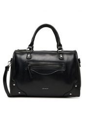 JENNY Torebka C-JNY-M-013-08 Czarny. Czarne kuferki damskie Jenny, bez wzorów, z materiału, bez dodatków. Za 169.99 zł.