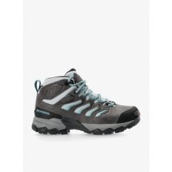 Buty turystyczne damskie Scarpa Moraine Mid GTX. Szare obuwie trekkingowe damskie Scarpa, bez zapięcia. Za 696.99 zł.