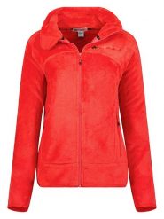 Canadian Peak Kurtka polarowa "Udilas" w kolorze czerwonym rozmiar: M. Czerwone kurtki damskie Canadian Peak, m, bez wzorów, z materiału, bez kaptura. Za 131.12 zł.