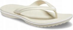 Japonki Dla Dorosłych Crocs Crocband Flip. Brązowe klapki damskie Crocs, bez wzorów, z materiału, bez obcasa, bez zapięcia. Za 169.99 zł.