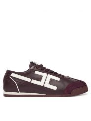 Elisabetta Franchi Sneakersy SA-82G-56E2-V400 Bordowy. Czerwone obuwie sportowe damskie Elisabetta Franchi, ze skóry, bez zapięcia. Za 1,739.00 zł.
