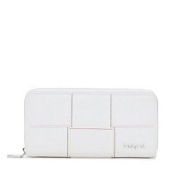 Portfel Desigual. Białe portfele damskie Desigual, bez wzorów. Za 149.99 zł.
