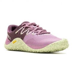Buty do biegania damskie Merrell Trail Glove 7. Fioletowe obuwie sportowe damskie Merrell, z materiału, bez zapięcia, do biegania. W wyprzedaży za 528.35 zł.