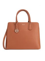 MEXX Torebka MEXX-B-004-06 Brązowy. Brązowe torebki klasyczne damskie Mexx, z materiału, bez dodatków. Za 229.99 zł.