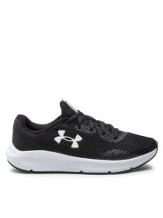 Under Armour Buty do biegania Ua W Charged Pursuit 3 3024889-001 Czarny. Czarne obuwie sportowe damskie Under Armour, z materiału, bez zapięcia, do biegania. Za 229.99 zł.