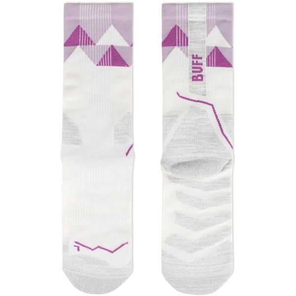 Skarpetki Buff THERMONET® CREW SOCKS TC WHISPER M. Białe skarpetki damskie Buff, bez wzorów, z elastanu. Za 129.90 zł.