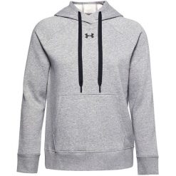 Bluza damska Under Armour Rival Fleece HB Hoodie. Szare bluzy damskie Under Armour, s, bez wzorów, bez kaptura. Za 209.00 zł.