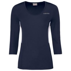 Koszulka tenisowa damska z rękawem 3/4 Head Club Tech Shirt. Białe koszulki damskie Head, s, bez wzorów, bez kołnierzyka, bez ramiączek. Za 120.00 zł.