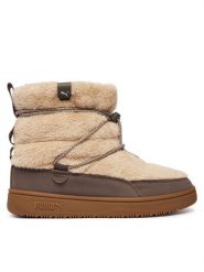 Puma Śniegowce Snowbae Suede Wns 402175 Beżowy. Brązowe śniegowce damskie Puma, ze skóry. Za 349.99 zł.